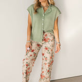 Deep Trance Printed Jeans | Wallpaper Floral