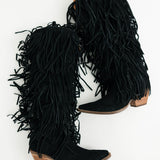 Dingo 1969 Wild Child Suede Boot | Black