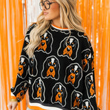 Licensed Knit In Rhinestone Sport Stripe Sweater | Queen Of Sparkles