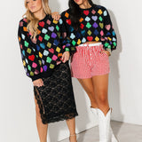 Black Suits Sweatshirt | Queen Of Sparkles X Lexi Jade's