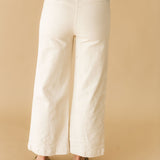 Saddle Up Horsebit Denim Pant | Ecru
