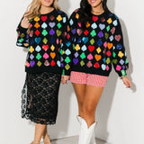 Black Suits Sweatshirt | Queen Of Sparkles X Lexi Jade's