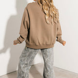 Tribe Kelley Mock Neck Sweatshirt | Driftwood