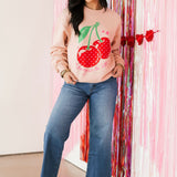 Cherry-Ish The Little Things Crewneck