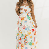 Day At The Beach Midi Dress