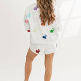 Grey Multi Bunny Short | Queen Of Sparkles