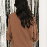 Brown Queen Of Coffee Sweatshirt | Queen Of Sparkles
