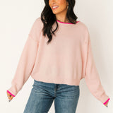 Eliora Pullover Sweater | Pink