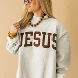 Jesus Mock Neck Sweatshirt