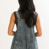 Untamed Chic Overalls | Denim Leopard