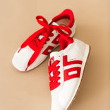 Back 70 Asian Sneaker | White Red