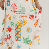 Day At The Beach Midi Dress