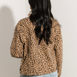 Risen Kortnee Denim Jacket | Leopard