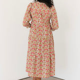Eleanor Midi Dress | Gossamar Wings Coral