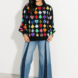 Black Suits Sweatshirt | Queen Of Sparkles X Lexi Jade's