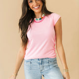 Alaiya Tee | Light Pink