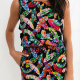Black Rainbow Feather Tank | Queen Of Sparkles