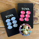 TOVA Hazel Earrings | AG Ultra Fuchsia