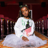 KIDS Licensed Elphaba & Glinda Card Sweatshirt | Queen Of Sparkles
