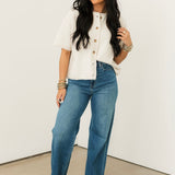 Far Out High Rise Wide Leg Jeans | New Indigo