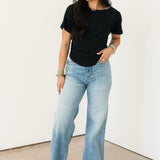 Far Out High Rise Wide Leg Jeans | Fools Gold