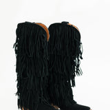 Dingo 1969 Wild Child Suede Boot | Black