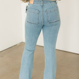 KUT Ana High Rise Flare Pintuck Jean | Considered
