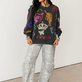Charcoal Tattoo Sweatshirt | Queen Of Sparkles X Lexi Jade's