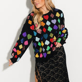 Black Suits Sweatshirt | Queen Of Sparkles X Lexi Jade's