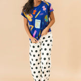 Navy School Supplies Tee | Queen Of Sparkles
