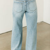 Risen Lena Low Rise Wide Leg Jeans | Light