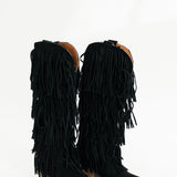 Dingo 1969 Wild Child Suede Boot | Black
