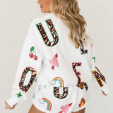 White 'Queen' Icon Short | Queen Of Sparkles