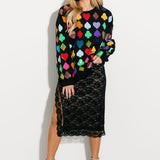 Black Suits Sweatshirt | Queen Of Sparkles X Lexi Jade's