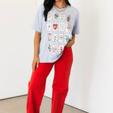 Far Out High Rise Wide Leg Jeans | Cherry