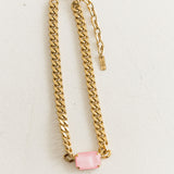 TOVA Darcy Necklace | Ultra Petal Pink Moon