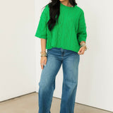 Far Out High Rise Wide Leg Jeans | New Indigo