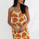 Light Green Pearl Croissant Tank Dress | Queen Of Sparkles