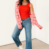 Ribbed Tank Top | Red
