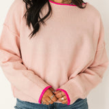 Eliora Pullover Sweater | Pink