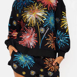 Black Bright Firework Short | Queen Of Sparkles