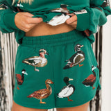 Dark Green Duck Short | Queen Of Sparkles