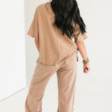 Freshly Picked Crochet Detail Jogger