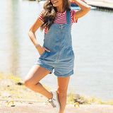 Sweet Stripes Baby Tee | Red White