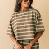 Tribe Kelley Boxy Tee | Tan Lines