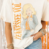 RESTOCK COMING - Dolly Parton Vols Game Day Thrifted Tee