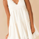 RESTOCK COMING - Sweet Details Mini Dress | Cream