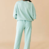 Slow It Down Pullover | Aqua