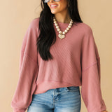 Skyline Tee | Rose Raisin