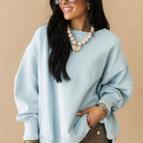 In Movement Crewneck | Baby Blue